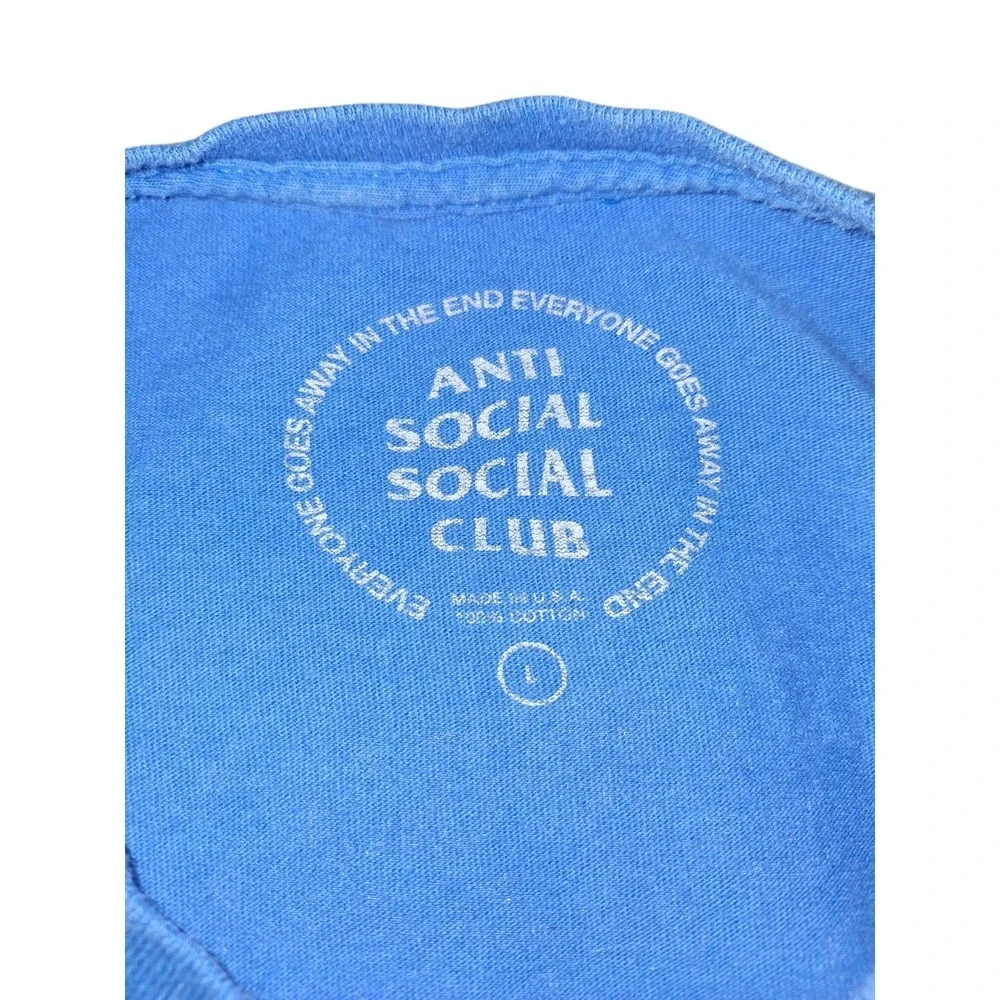 Anti-social T-Shirt "out of time" t-shirt Mens Size Large - Picture 2 of 4
